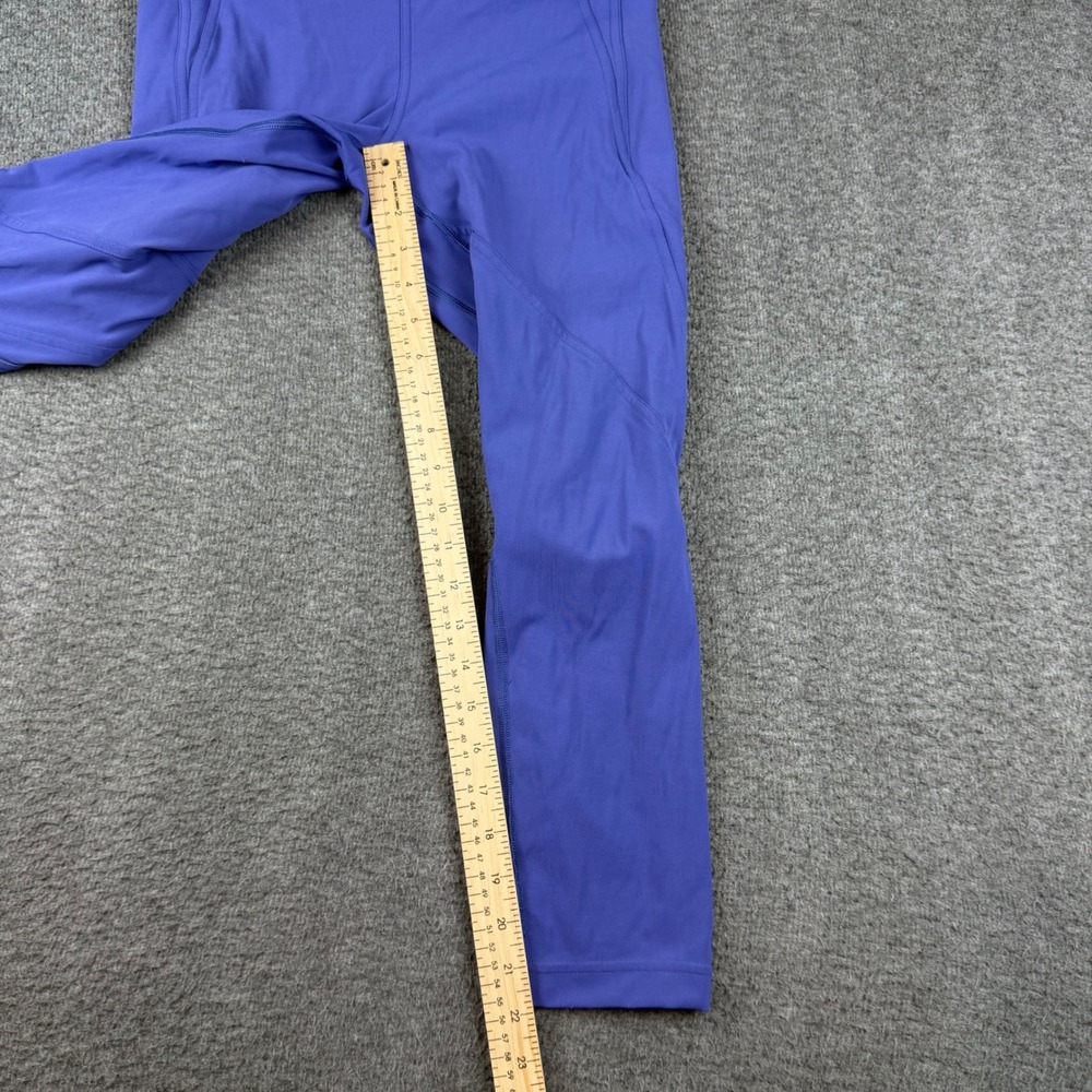 Lululemon All The Right Places Crop Leggings Women's 4 Purple Pockets High Rise - Picture 6 of 7